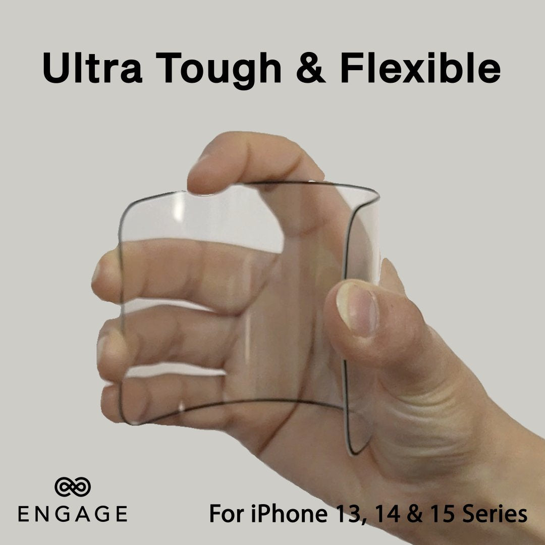 Engage iPhone 15 Pro Max Tempered Glass with Application Tray-KYUA