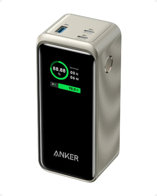 Anker Prime 20000Mah Power Bank (200W) Series 7 -Golden – Future Store Anker Prime 20000Mah Power Bank (200W) Series 7 -Golden – Future Store