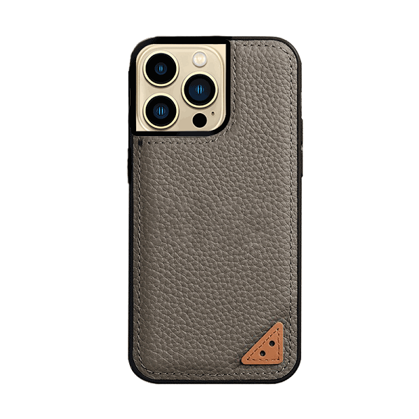 Melkco Leather Snap Case For iPhone 13 Pro Max Grey-B3PM