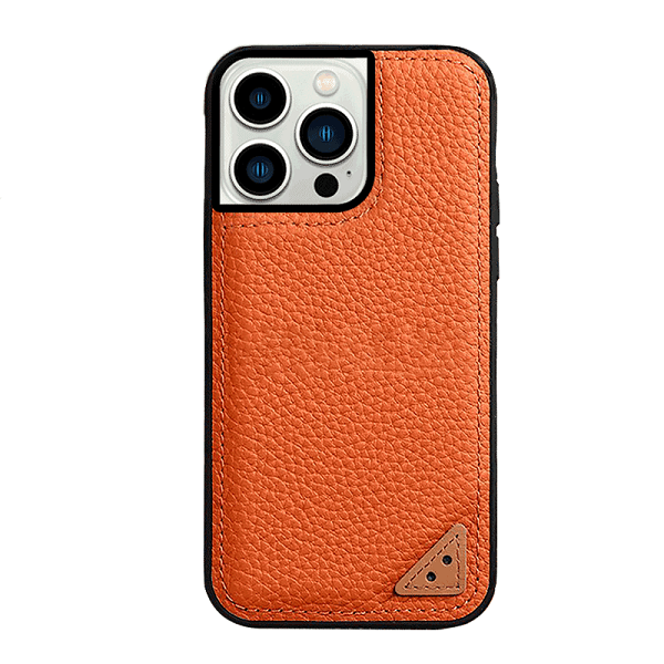 Melkco Leather Snap Case For iPhone 13 Pro Max Orange-IVC4
