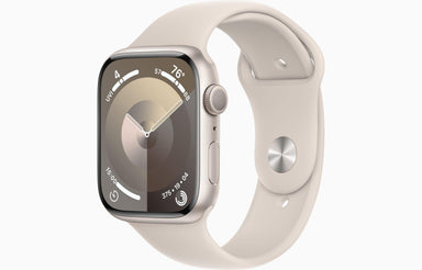 Apple Watch Series9 Gps 45mm Starlight Aluminium Case W/Starlight Sport Band-M/L - Future Store