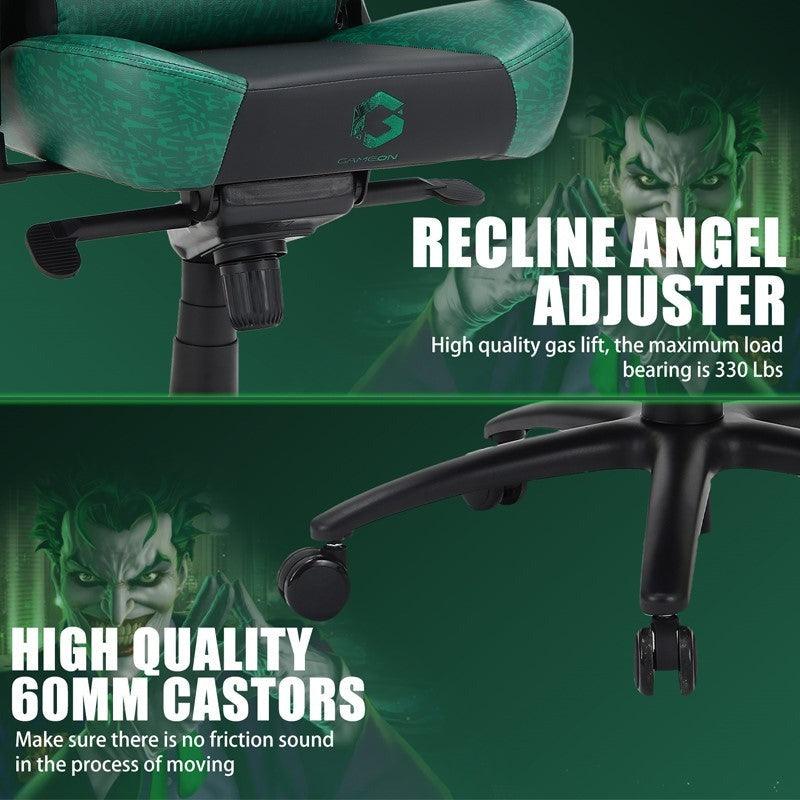 Gameon Gaming Chair Joker With Adjustable 4D Armrest & Metal Base - Future Store