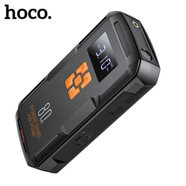 Hoco 2-in-1 Portable Smart  Car Jump Starter & Air Pump 8000mAh