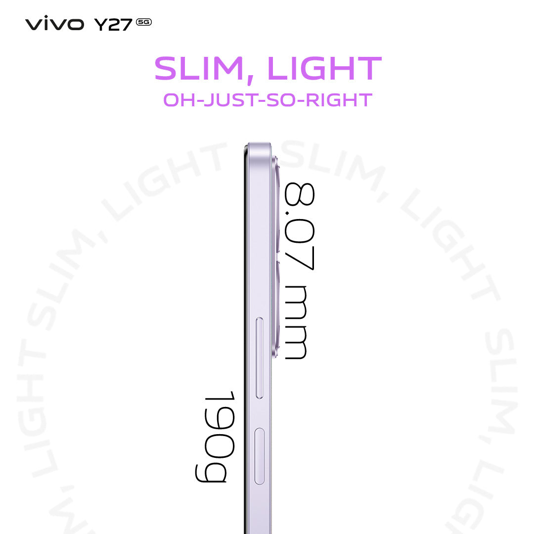VIVO Y27 5G 128GB | 8GB Satin Purple-GIEG