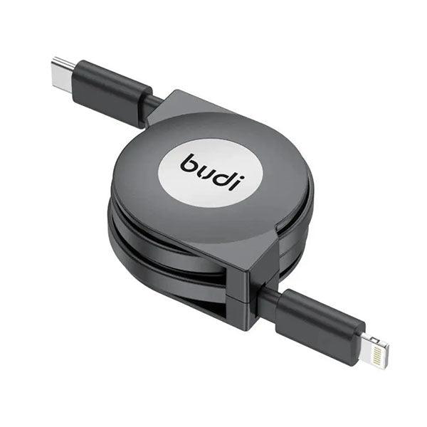 Budi Caricabatteria Auto Dual PD Con Cavo USB-C A Lightning CC108RTLB – Ricarica Rapida E Certificata MFi