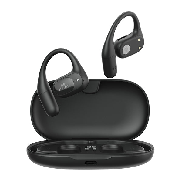 Engage Open Ear Wireless Earbuds With Display Charging Case