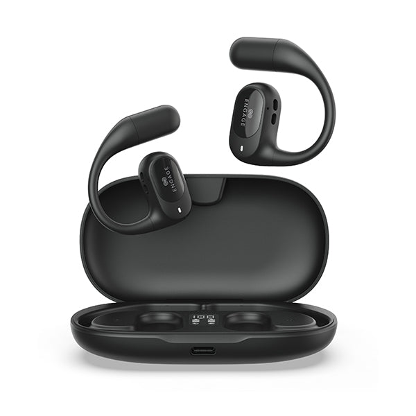 Engage Open Ear Wireless Earbuds With Display Charging Case