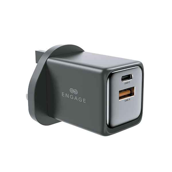 wiregcc | ENGAGE DUAL PORT 48W POWER ADAPTER WITH INTERCHANGEABLE UK/EU ...
