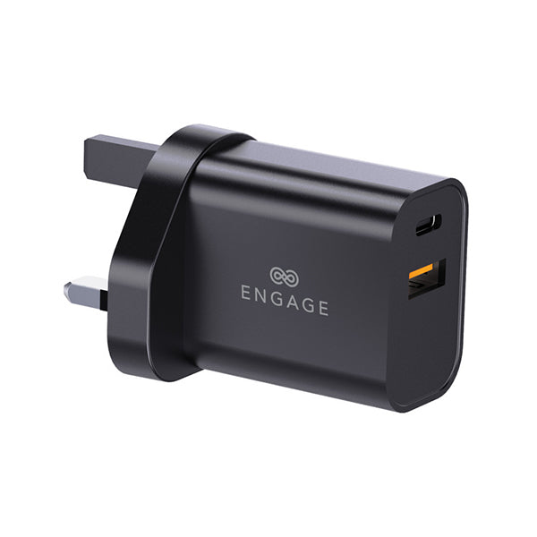 Engage Dual Port 30W GaNII PD Fast Charger/Adapter with Interchangeable Adapter-6EGN
