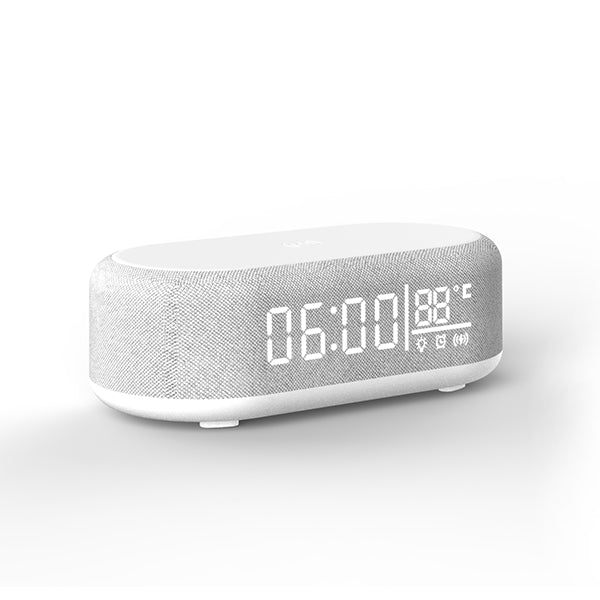 Engage Wireless RGB Lights  Bluetooth Speaker With Digital Alarm Clock-O2W9