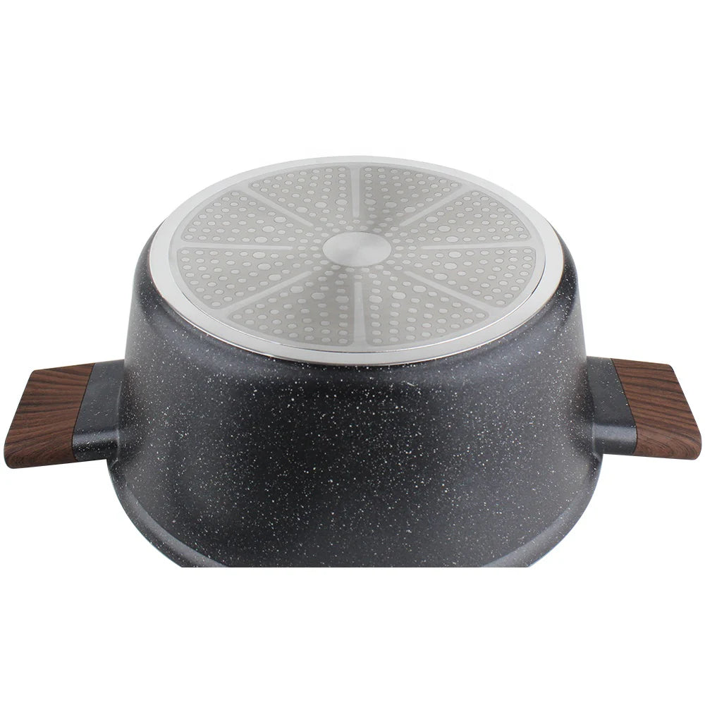 OSFE-12PCS Marble Cookware Set-MBL12-CRM