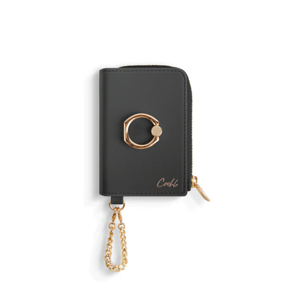 Uniq Coehl Mirelle Magnetic Wallet With Wrist Strap - Ebony (Ebony)