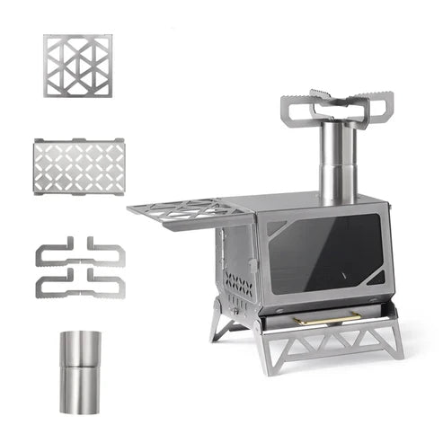 Naturehike Arctic Explorer Desktop Wood Stove - Silver