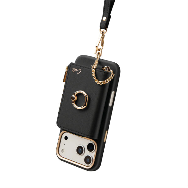 Uniq Coehl Mirelle Magnetic Wallet With Wrist Strap - Ebony (Ebony)