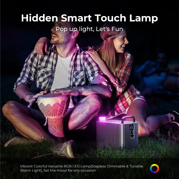 Voltme Hako Portable Power Station HK-600 (Hako Lite) 600W / 577.2WH / Silver / UK Specss