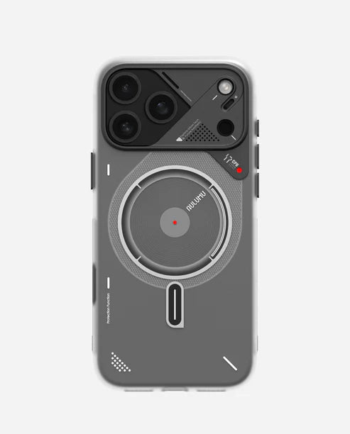 AULUMU A17 Frosted Case for iPhone 17 Pro Max - Translucent White