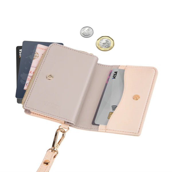 Uniq Coehl Mirelle Magnetic Wallet With Wrist Strap - Shell Pink (Shell Pink)