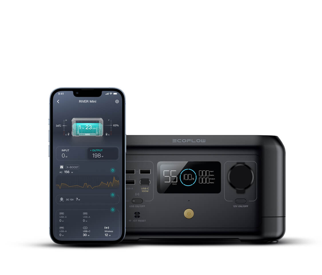 Ecoflow River Mini (Wireless) 210WH Portable Power Station