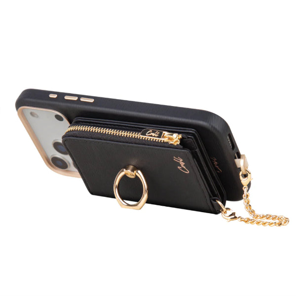 Uniq Coehl Mirelle Magnetic Wallet With Wrist Strap - Ebony (Ebony)