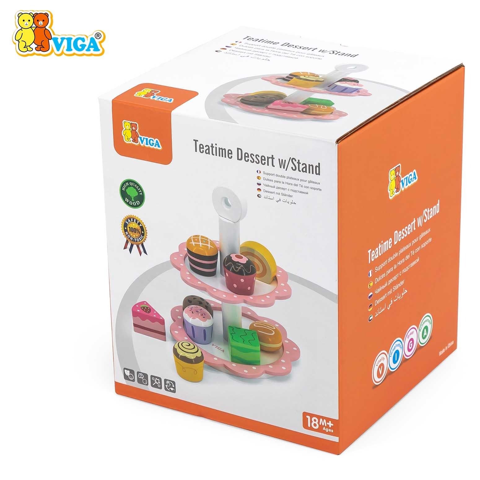 حلوى Viga Teatime مع حامل