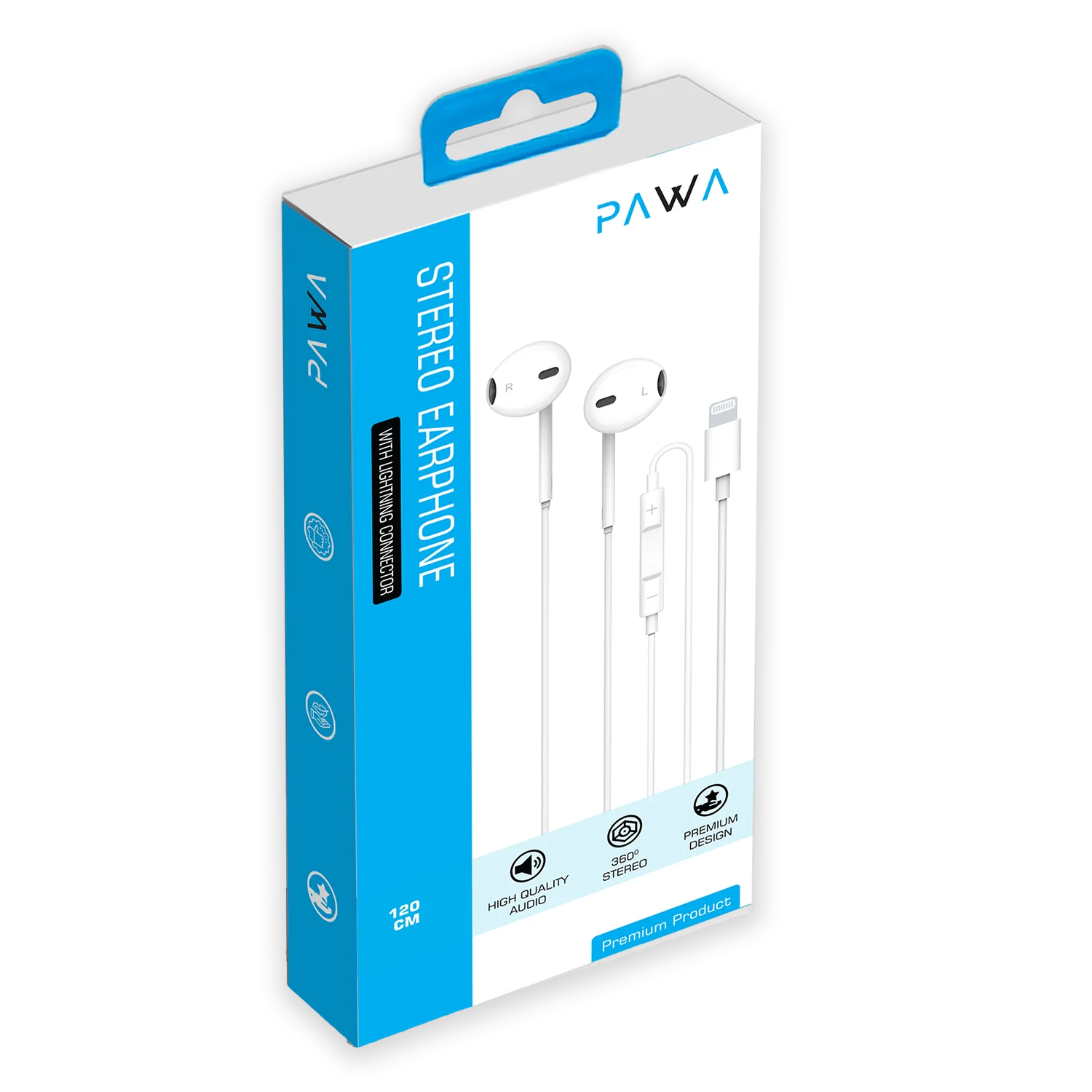 PAWA Chords Series Stereo Earphone Lightning