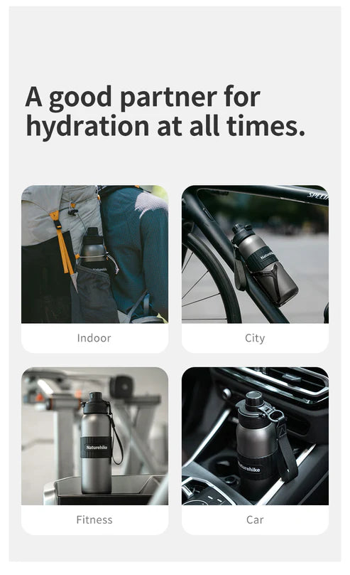 Naturehike Chasing Wind Titanium Sports Bottle - Space Ash