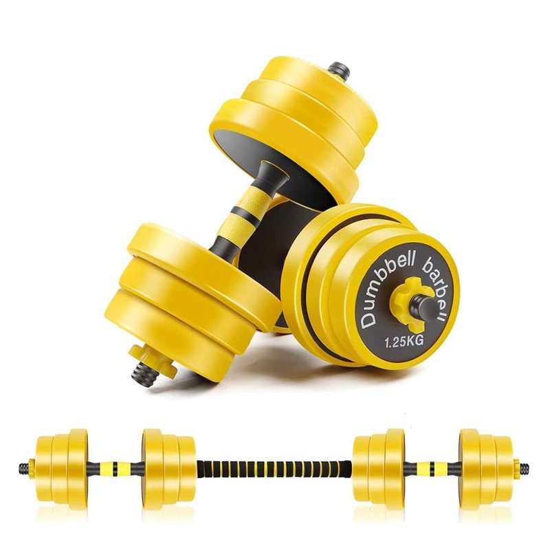 Hi-Tex 2 in 1 Adjustable Dumbbells Set - 20Kg