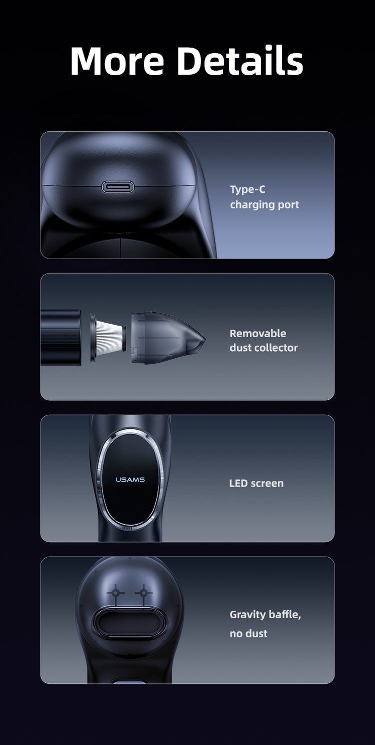 Usams Folding Vacuum Cleaner