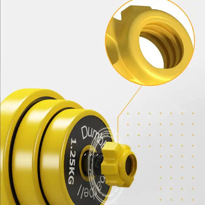 Hi-Tex 2 in 1 Adjustable Dumbbells Set - 30Kg