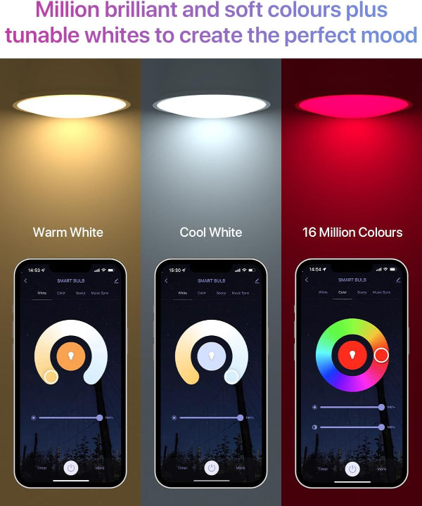 Tuya Smart Wifi Bulb Rgb+Cw Gu10 With Wifi+Bluetooth Dual Mode