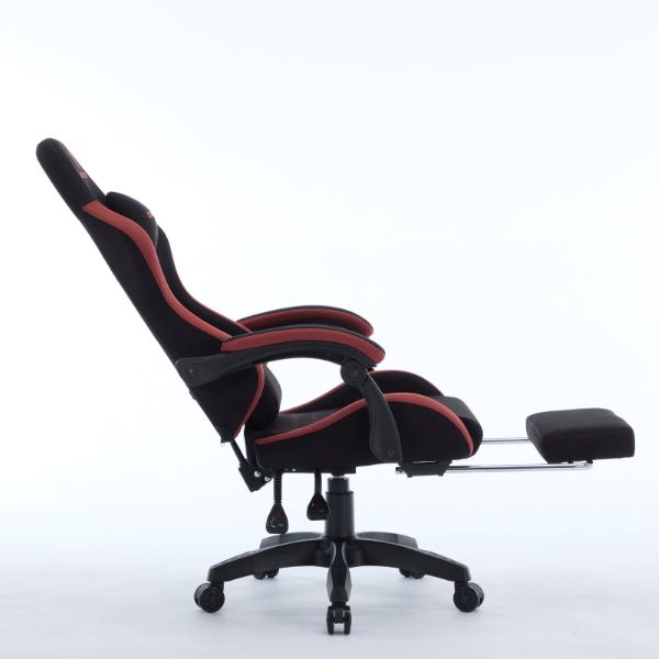 Oartex Model LD035 Fiber Gaming Chair   Black & Red