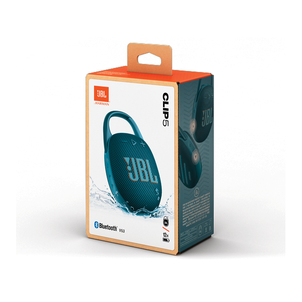 JBL Portable Bluetooth Speaker Clip 5 Blue