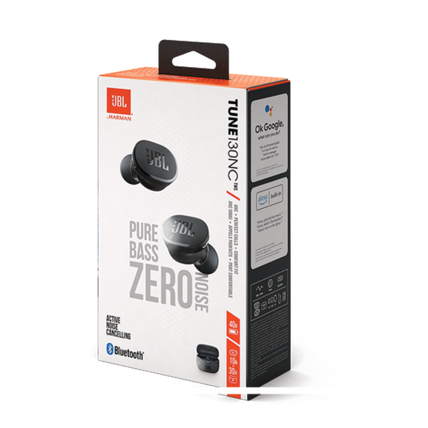 JBL Bluetooth Earbuds Tune130Nctws - Black
