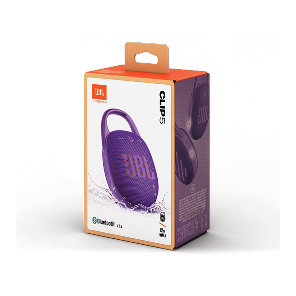 JBL Portable Bluetooth Speaker Clip 5 Purple