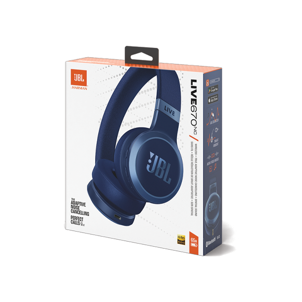 JBL Wireless Headphone Live 670 Jbllive670Ncblu