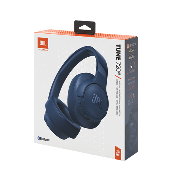 JBL Wireless Headphone Tune 720 JBLT720BTBLU