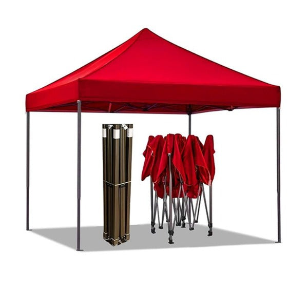 Folding Tent Red [ 3 x 3 m]