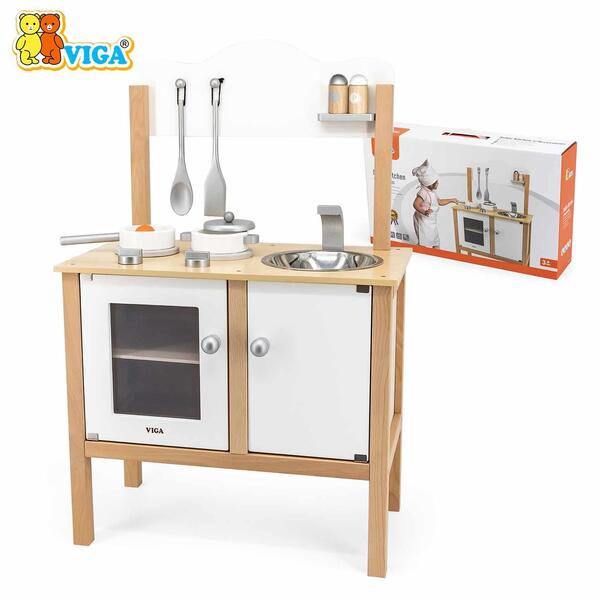 Viga Noble Kitchen With Accessories White