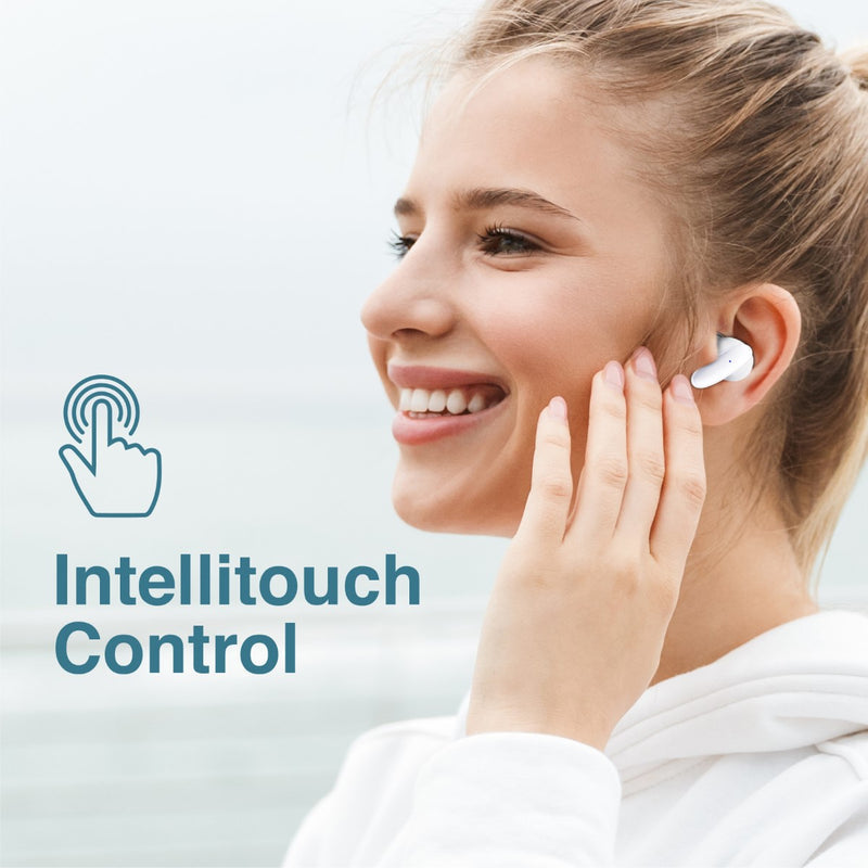 PROMATE ACOUSTIC TWS Earphone - White - TJR5S4B