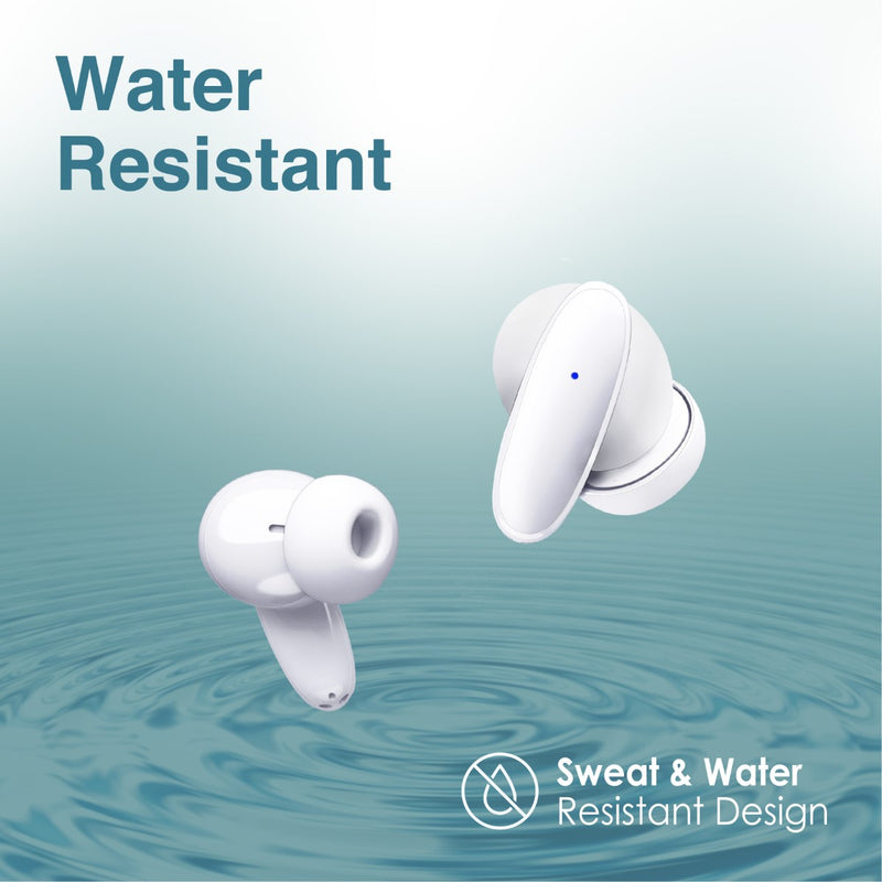 PROMATE ACOUSTIC TWS Earphone - White - TJR5S4B