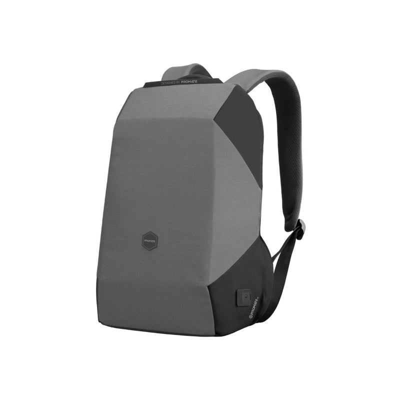 Promate UrbanPack-BP 15.6" Urban Styled EcoPakt™ Backpack - Grey - TJR7YTC