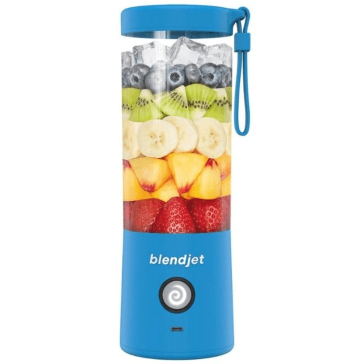 Blendjet V2 Portable Blender 16oz, Smoothie Maker, Fruit Blender, BPA-Free, 475ml, 200W, Sports Bottle, USB-C Rechargeable - Ocean
