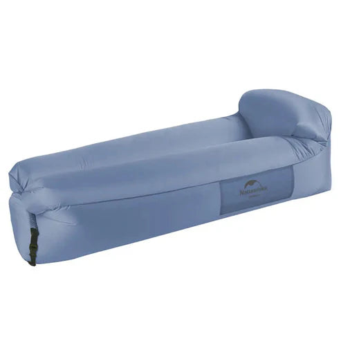 Naturehike Double Pillow Lazy Inflatable Sofa  - Blue (180*70*52)