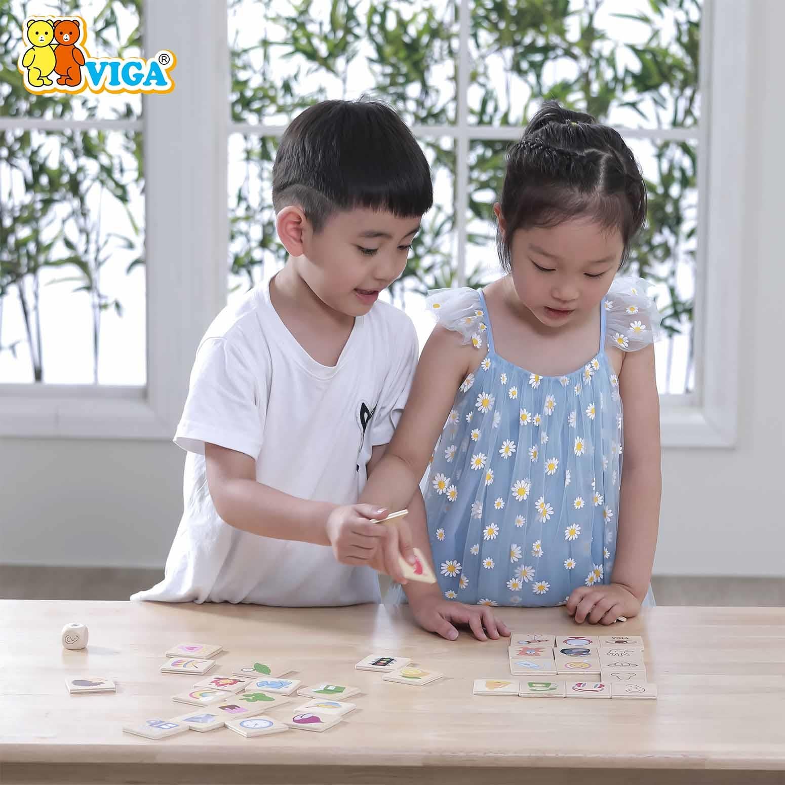 Viga Learning Senses Puzzle SetBox