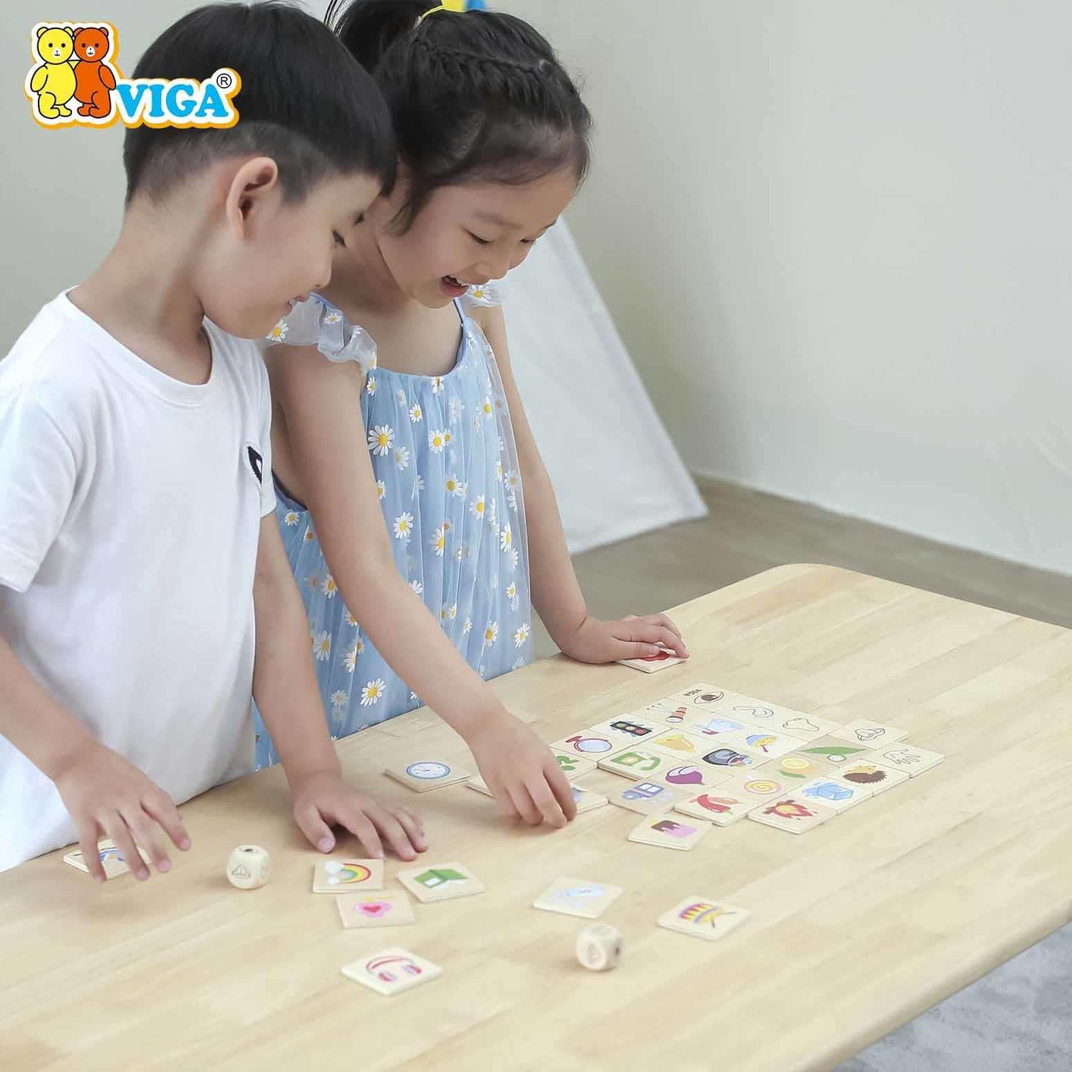 Viga Learning Senses Puzzle SetBox