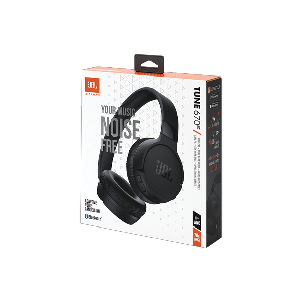 JBL Wireless Headphone Tune 670 JBLT670NCBLK