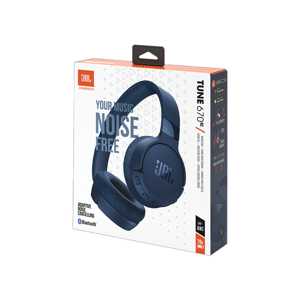 JBL Wireless Headphone Tune 670 JBLT670NCBLU