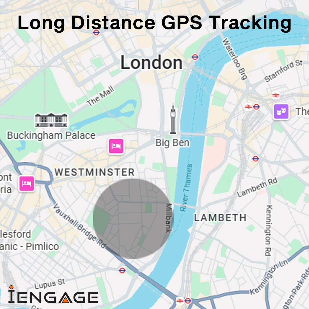 iEngage F8 Dual System Bluetooth Tracker ( Apple / Google Compatible)(Black)