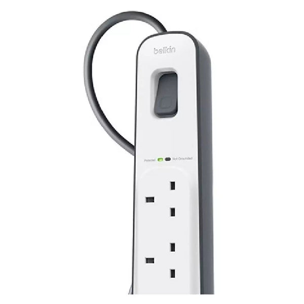 Belkin 4-Outlet Surge Protector 18W  Usb-A & Usb-C Ports  2M Cord