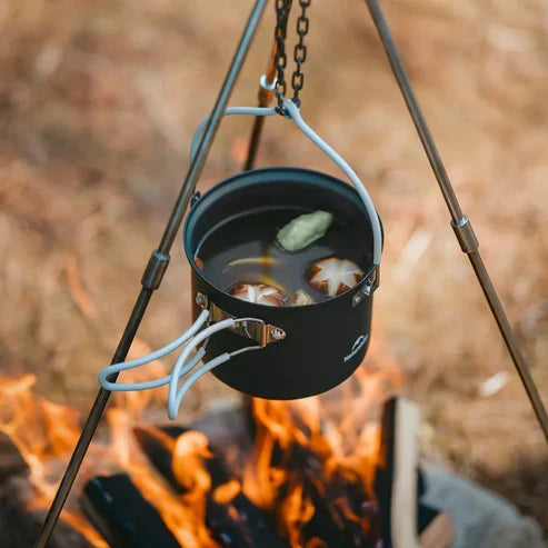 Naturehike Wild Trekking 4 in 1 Camping Cookware Set - Gray